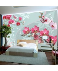 Fototapetai - Rožinės orchidėjos - variacija II