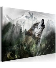 Paveikslas - Howling Wolf (1 Part) Wide