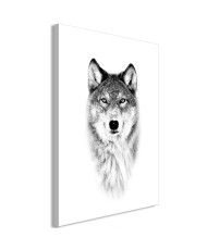 Paveikslas - Snow Wolf (1 Part) Vertical