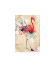 Paveikslas - Watercolor Flamingo (1 Part) Vertical