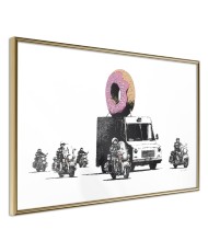 Plakatas  Banksy Donuts (Strawberry)