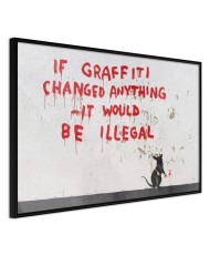 Plakatas - Banksy: If Graffiti Changed Anything