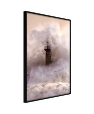 Plakatas - Lighthouse During a Storm
