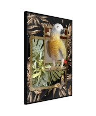 Plakatas - Composition with Gold Parrot