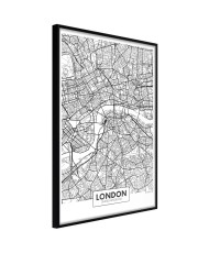 Plakatas - City Map: London