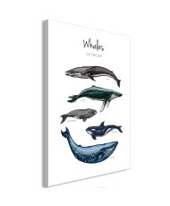Paveikslas - Whales (1 Part) Vertical