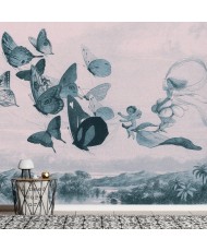 Lipnus fototapetas - Butterflies and Fairy