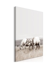 Paveikslas - White Horses (1 Part) Vertical