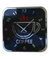 Sieninis laikrodis Garuojantis kavos puodelis