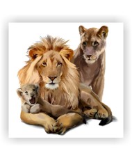 Paveikslas Liūtų šeima