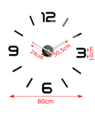 Sieninis laikrodis Žavesys 7,  80cm