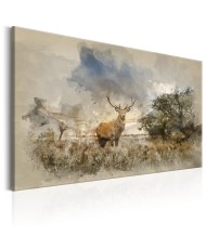 Paveikslas - Deer in Field