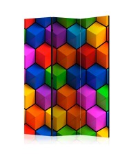 Pertvara - Colorful Geometric Boxes [Room Dividers]