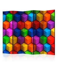 Pertvara - Colorful Geometric Boxes [Room Dividers]