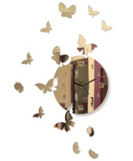 Sieninis laikrodis . Auksinio veidrodžio skrajojantys drugeliai