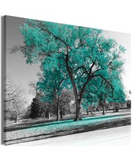 Paveikslas - Autumn in the Park (1 Part) Wide Turquoise