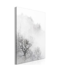 Paveikslas - Trees In The Fog (1 Part) Vertical
