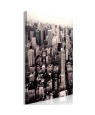 Paveikslas - Manhattan In Sepia (1 Part) Vertical