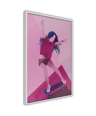 Plakatas - Girl on a Skateboard