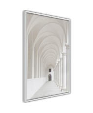 Plakatas - White Colonnade