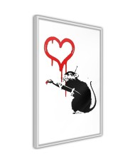 Plakatas - Banksy: Love Rat