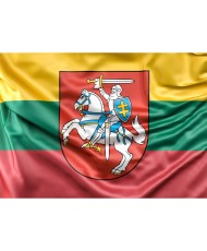 Magnetinis lipdukas Lietuvos vėliava 1+1 DOVANU